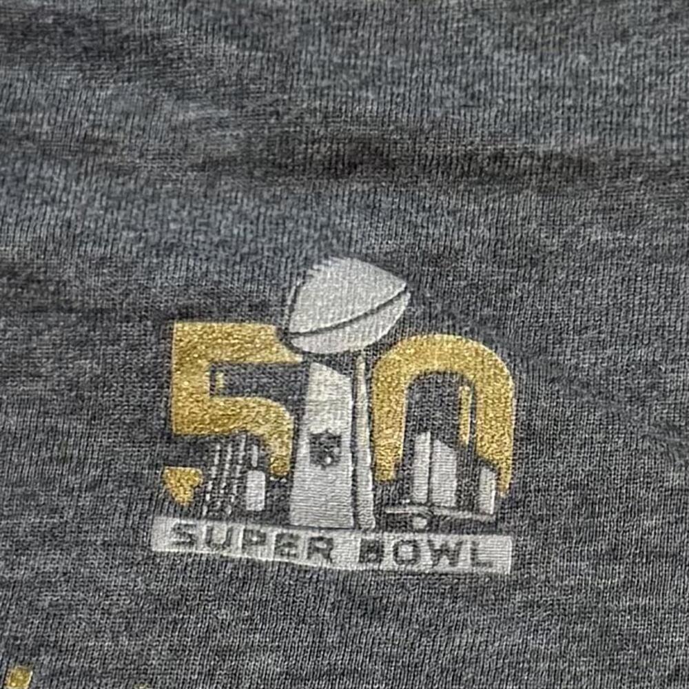 Denver Broncos NFL T-Shirt Youth 14/16 Super Bowl 50 Champions Gray Pro Gear - Picture 3 of 5